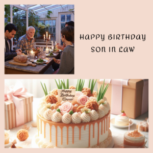 Happy Birthday Wishes for Son In Law